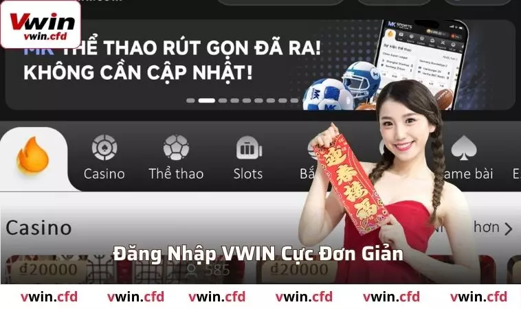 Đăng nhập VWIN cực đơn giản 